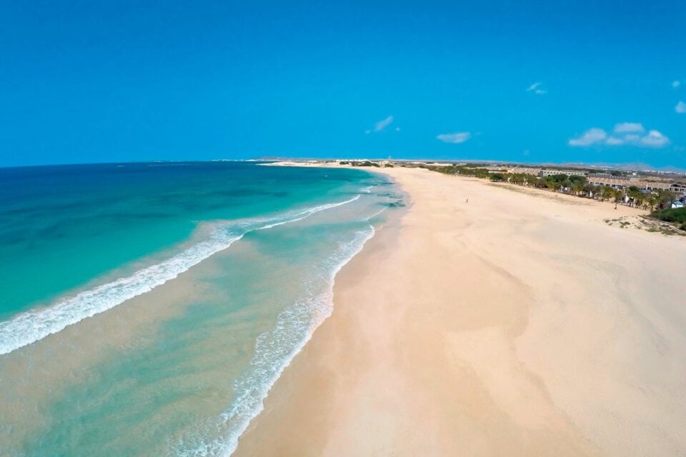 Capo verde praia de chaves spiaggia